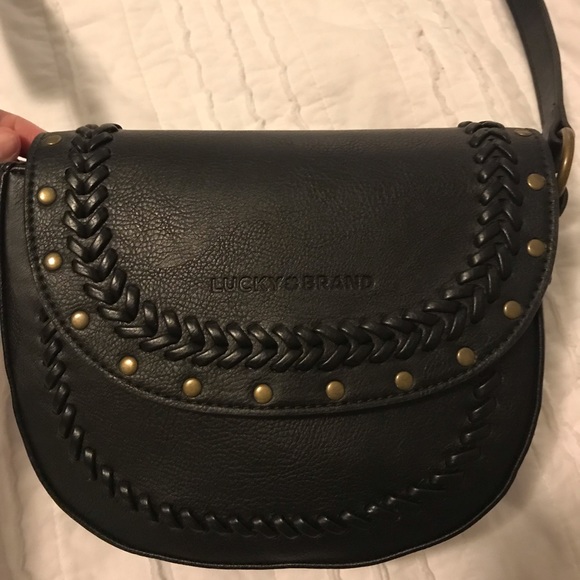 Lucky Brand Handbags - NWT Lucky Brand black braided crossbody purse